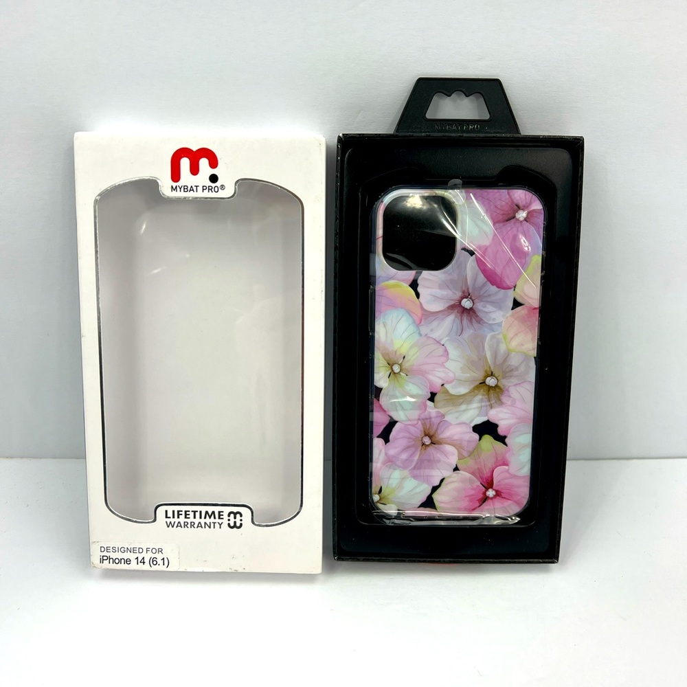 iPhone 14, 6.1 INCHES, MYBAT PRO iPHONE , WITH PETUNIA FLOWER DESIGN - Picture 9 of 12